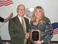"Agriplex Flyer" owner Becky Weatherford received the Business of the Year award for 2007
